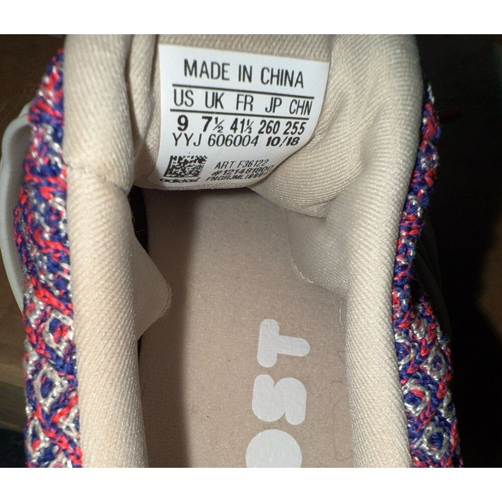 Women’s Adidas UltraBoost Running Sneakers Lace Up Athletic Shoes Bliss Multi - Picture 6 of 6
